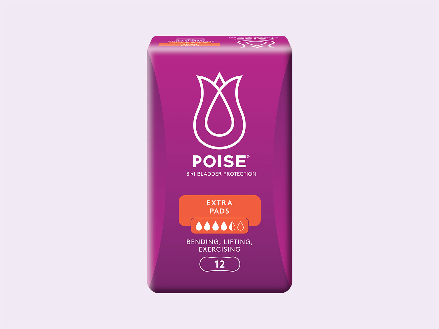 Poise® Bladder Leaks, Extra Coverage 2-in-1 Liners