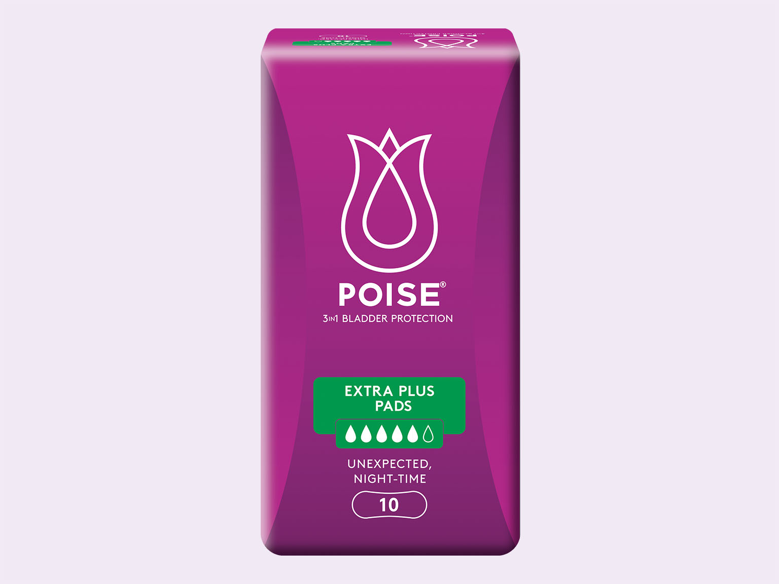 Poise® Bladder Leaks, Extra Coverage 2-in-1 Liners