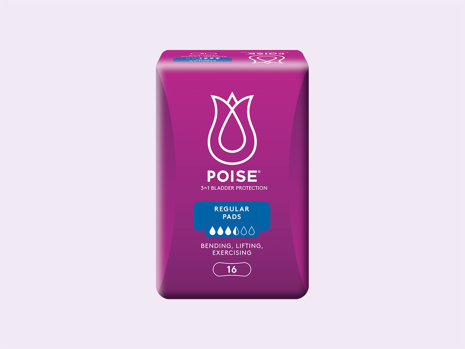 Poise® Bladder Leaks, Extra Coverage 2-in-1 Liners