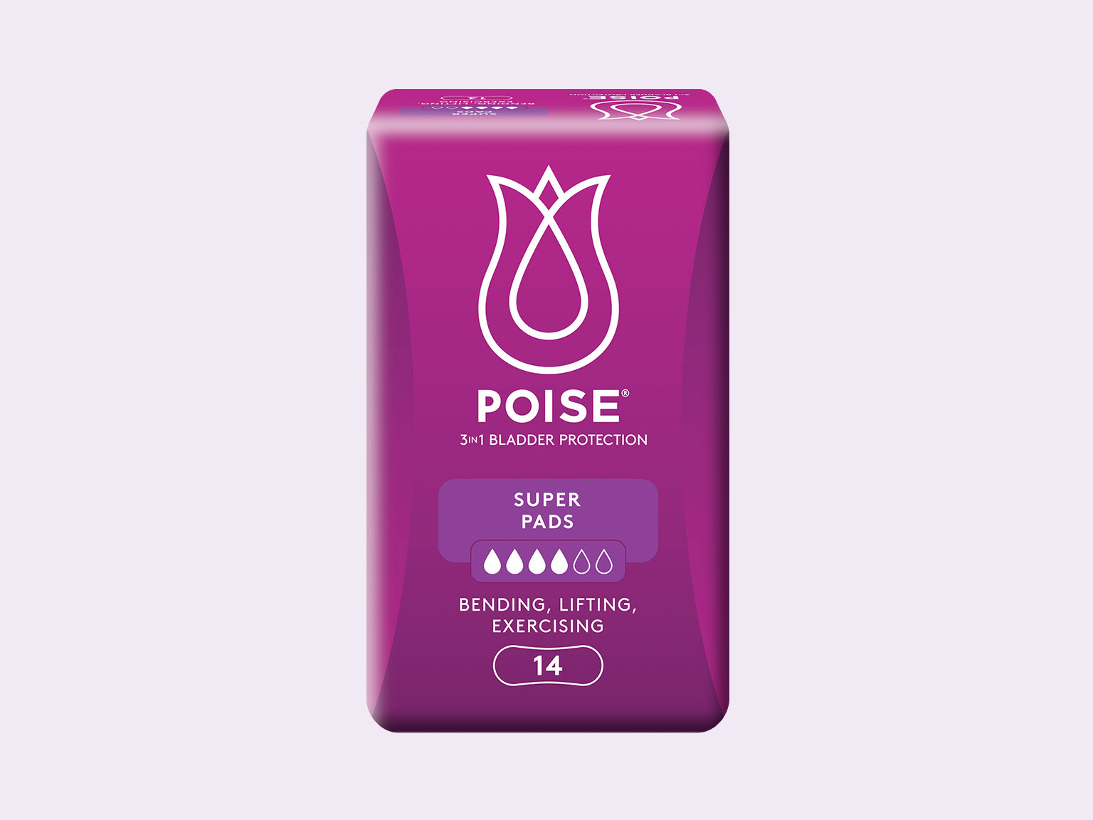 Poise® Bladder Leaks, Extra Coverage 2-in-1 Liners
